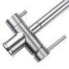 Смеситель Frap F43899-3 нержавеющая сталь