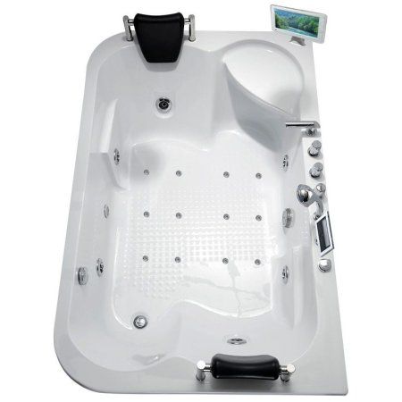 Акриловая ванна Gemy G9085 O R с гидромассажем