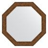 Зеркало Evoform Octagon BY 3969 55x55 виньетка состаренная бронза