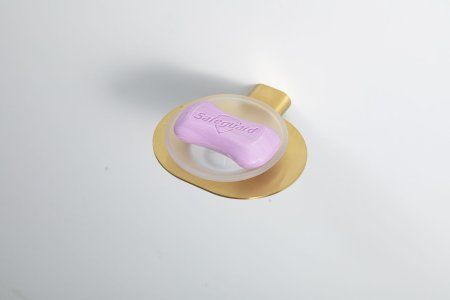 Мыльница стеклянная Gappo G3TE09NR02YS-3HM, золотой сатин