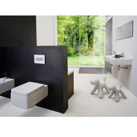 Кнопка смыва AlcaPlast  M1375 черная матовая