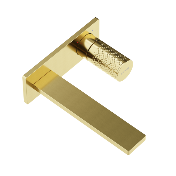 Смеситель для раковины SANCOS Nexus с внутренней частью, брашированное золото, PVD покрытие,  SC9013BG