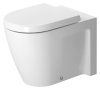 Унитаз приставной Duravit Starck 2 21280900001 WG антигрязевое покрытие