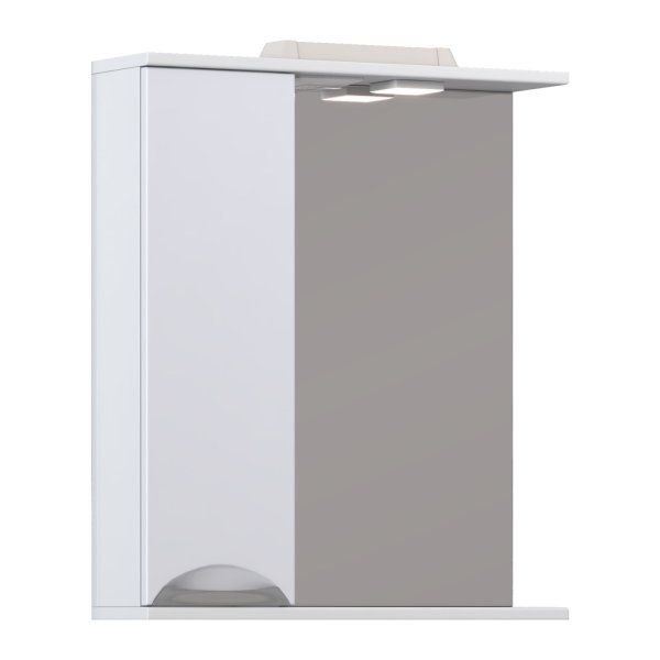 Шкаф VIGO навесной с зеркалом Callao 600 (левый) со спотом (z.CAL.60.L.El)