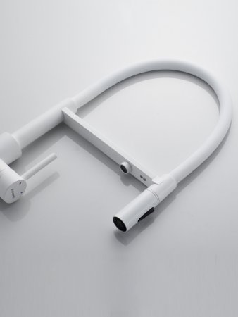 Смеситель для кухни Shevanik S478C, Белый