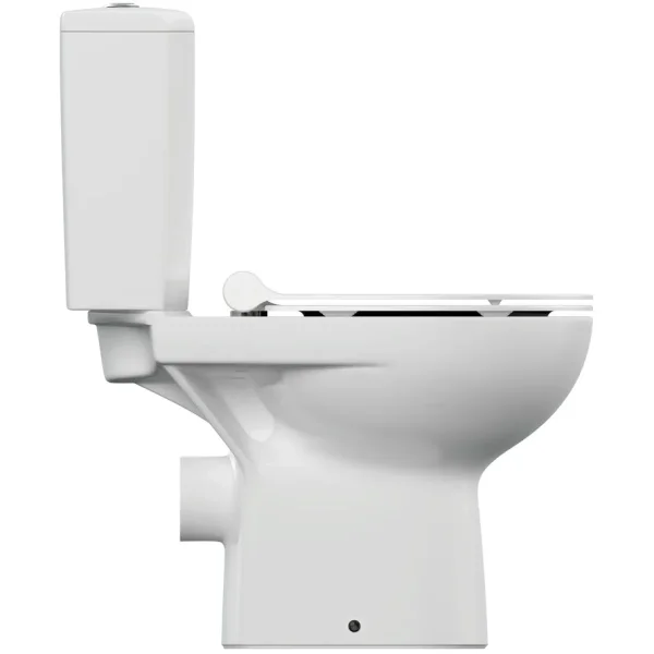 Унитаз-компакт Cersanit Nature A65410 безободковый, с сиденьем микролифт, белый