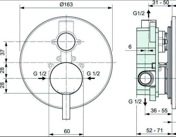 Смеситель для ванны Ideal Standard Silk Black Ceraline, черный матовый (со скрытой частью) A6939XG
