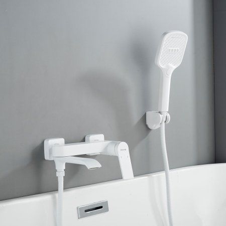 Смеситель для ванны Shevanik S4JL10EY2CAS, белый