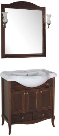 Тумба ASB-Woodline Салерно 80 под умывальник Классик 80 (9696)