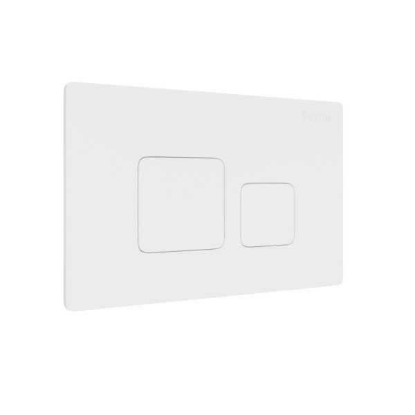 Клавиша смыва Teymi Kati, двойной смыв, белый матовый T70021WM
