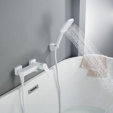 Смеситель для ванны Shevanik S4JL10EY2CAS, белый