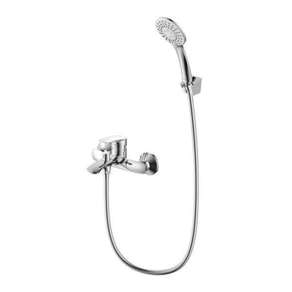 Комплект смесителей 2 в 1: Смеситель для ванны и смеситель для настольного умывальника, хром глянцевый, Rora, Milardo, RORSB01M70