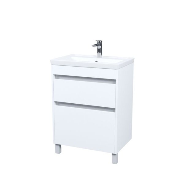 Тумба с умывальником, напольная, 60 см, белый, Zodiac X, IDDIS, (ZDX60WFi95K)