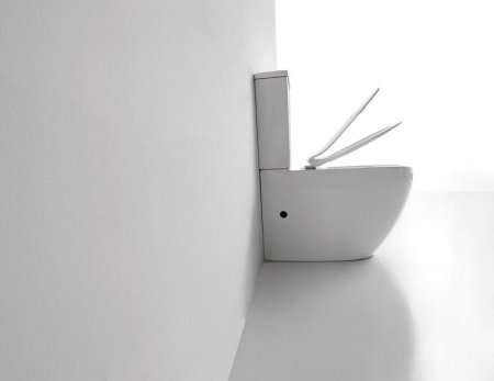 Унитаз напольный CeramaLux NS-2176, Бело-Глянцевый