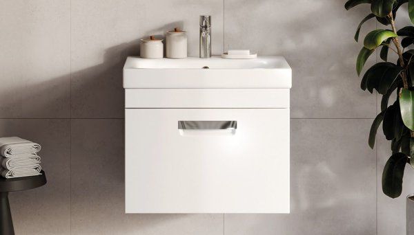 Тумба Velvex подвесная Estea 60.1Y, белый матовый (tp.EST.MOD.60.1Y)