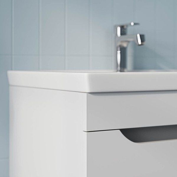 Тумба с умывальником, напольная, 80 см, белый, Sky, IDDIS, SKY80WFi95K подходит умыв. 4078000i28