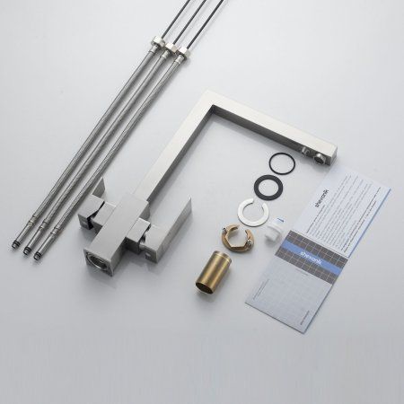 Смеситель для кухни Shevanik S1AG48YWL, Сатин