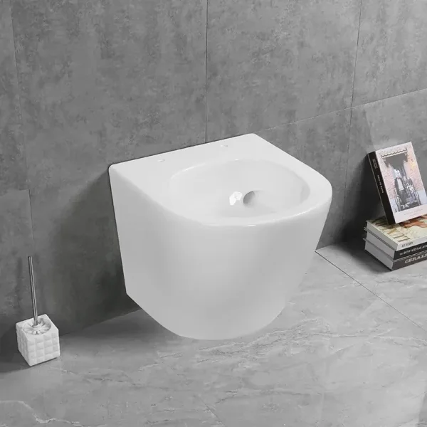 Унитаз подвесной Ceruttispa Sella Aria CT9529 безободковый, торнадо, с сиденьем микролифт, белый