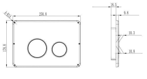 Кнопка смыва AHM002E