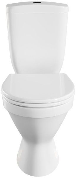 Унитаз - компакт Vitra Norm Blanc Duroplast 345х650х810, напольный, быстросьемное сиденье дюропласт с микролифтом, белый (9837B099-7202)