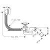 Слив-перелив Hansgrohe Flexaplus S 58150000 для ванны