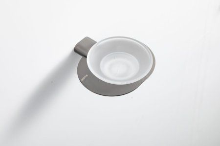 Мыльница стеклянная Gappo G3QQ09GH02TM-9PG оружейная сталь