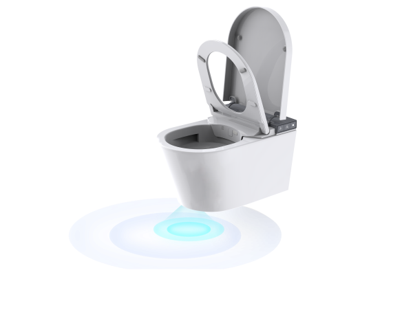 Умный унитаз безободковый с микролифтом Gappo GM2004, белый
