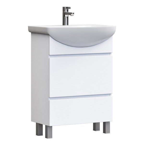 Тумба VIGO под раковину Wing 600-0-2 (Балтика) белый (tn.WIN.BAL.60.2Y белый)