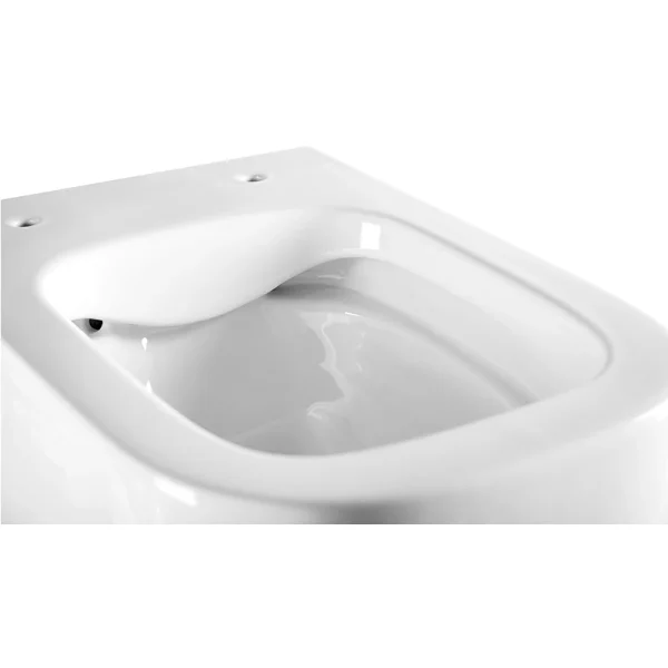 Унитаз подвесной Charus Pinto EWC700-126W безободковый, с сиденьем микролифт, белый