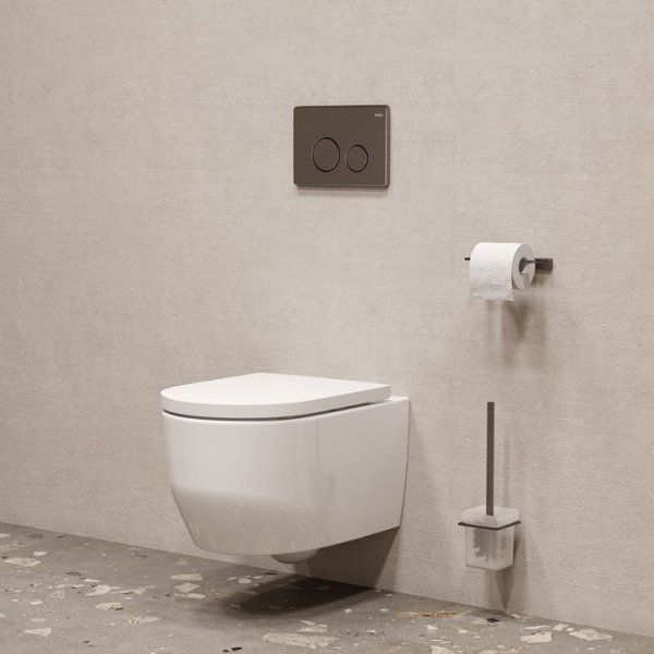 Клавиша смыва IDDIS Unisteel механическая, матовый графит (UNETSRHX2GMHMiKE77RU)