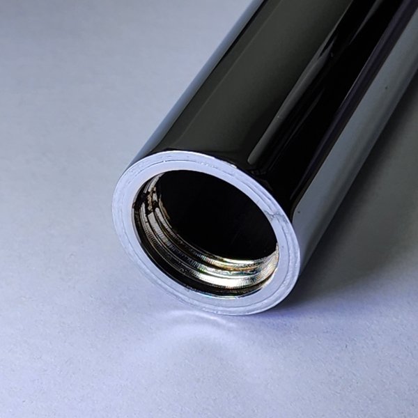 Удлинитель Rose R30 для душевых стоек 30 см, без гайки, хром