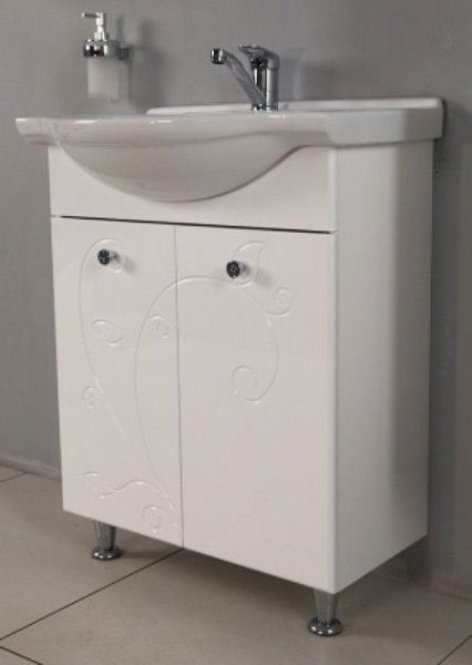 Мебель для ванной Aquaton Лиана 1A165701LL010 65 белый глянцевый