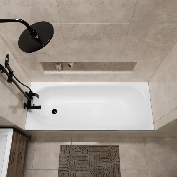 Акриловая ванна Niagara Brava NG-B15070 150x70 см, белый