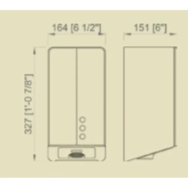 Сушилка для рук хром Nofer Fuga Evo 01831.B