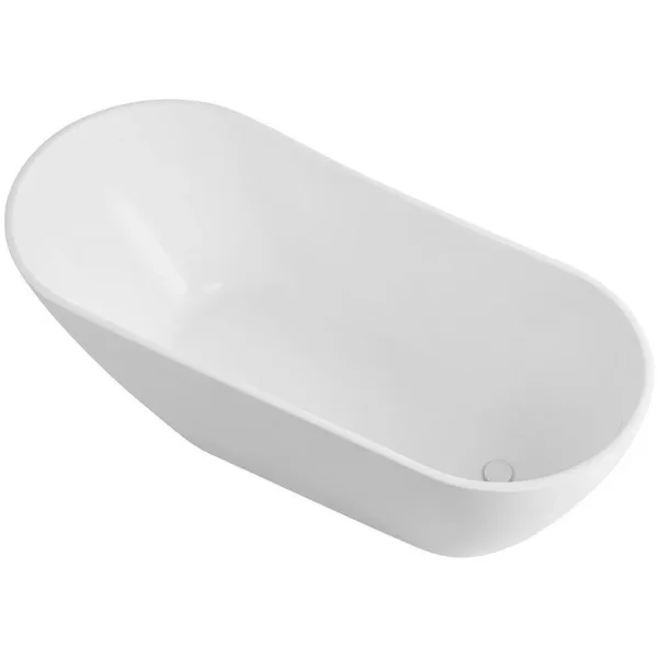 Акриловая ванна Art&Max Tito AM-TITO-1600-780 160x78 см, отдельностоящая, белый