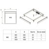 Панель для поддона SanSwiss PWIL 90x90 белый