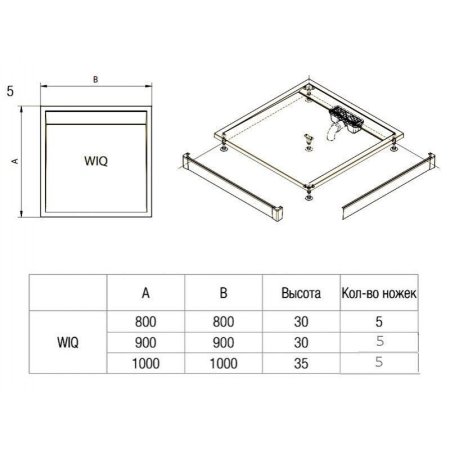 Панель для поддона SanSwiss PWIL 90x90 белый