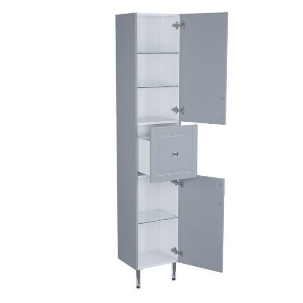 Пенал напольный, 36 см, светло-серый, Oxford, IDDIS (OXRSF3BC6LNS0iWD97YU)