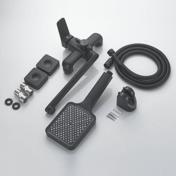 Смеситель для ванны однорычажный  Shevanik S9902H, Черный