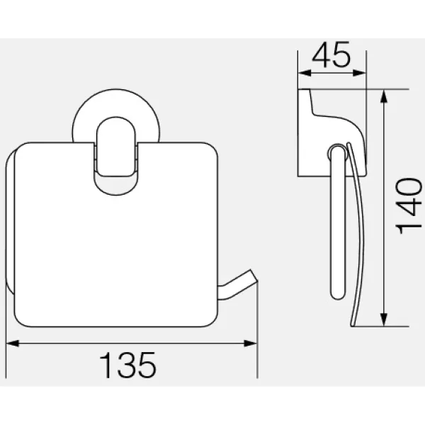 Держатель туалетной бумаги Veragio Oscar Bronzo OSC-5281.BR
