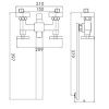 Смеситель Ledeme L2584 хром