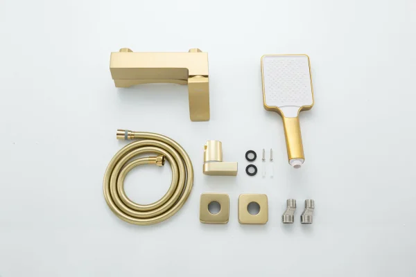 Смеситель для ванны Frap F3US27KG6-VE3, сатин золотой