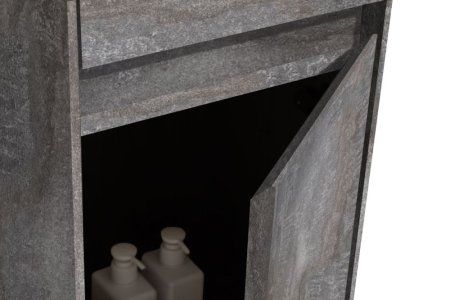 Шкаф-пенал Vincea Chiara/Luka VSC-2CL150GS 35x35x170 G.Stone