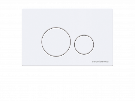 Инсталляция Ceramica Nova Envision/Round CN1001W с кнопкой смыва, белый