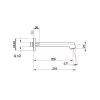 Излив Villeroy & Boch Classic TVT10150500061 для ванны, хром