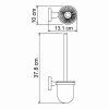 Ершик WasserKRAFT Lippe K-6527 хром