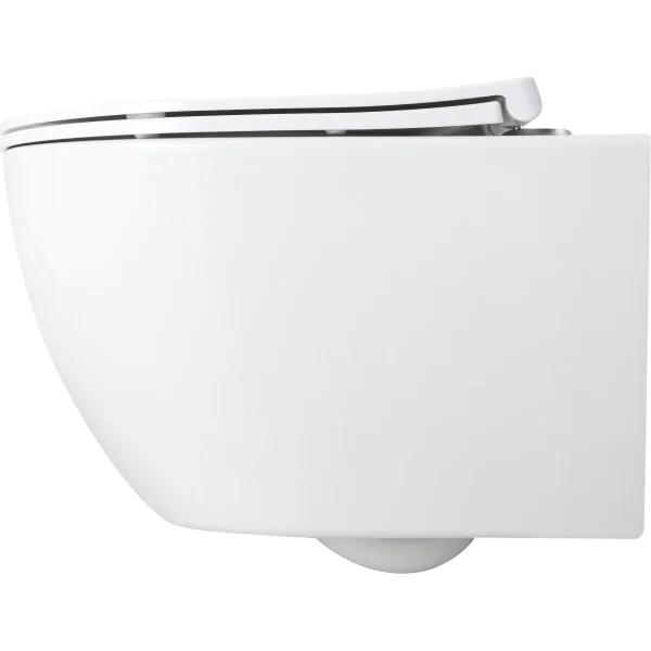 Унитаз подвесной Vincea Globo VT1-74T безободковый, торнадо, с сиденьем микролифт, белый