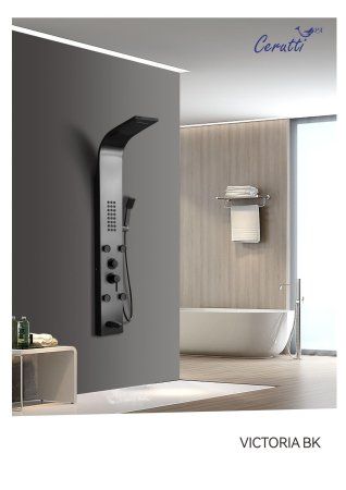 Панель VICTORIA BK душевая Ceruttispa CT9981