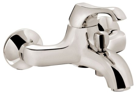 Смеситель Emmevi Ares 76001NS для ванны, зачищенный никель