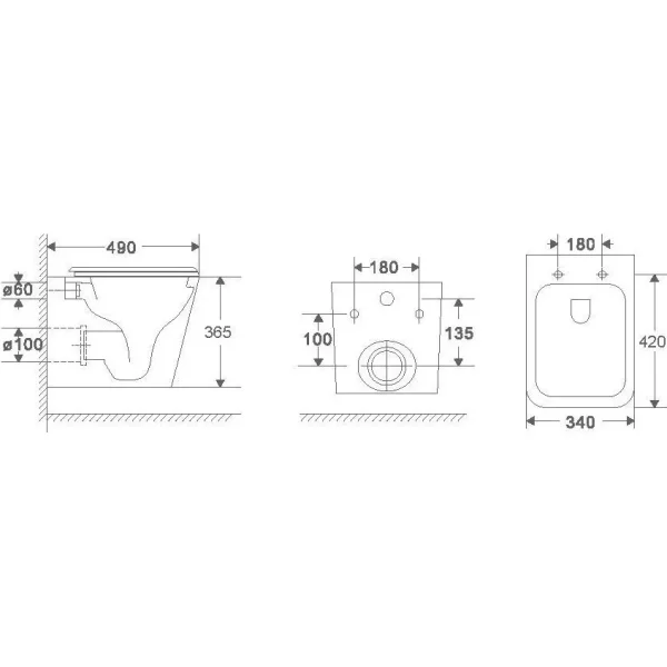 Унитаз подвесной WeltWasser Gelbach 043 MT-GR 10000011967 безободковый, торнадо, с сиденьем микролифт, серый матовый